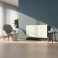1022mm x 600mm Double Aluminium Radiator In White Model Lena 