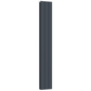 305mm x 1800mm Double Aluminium Radiator In Anthracite Grey Model Mira 
