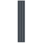305mm x 1800mm Double Aluminium Radiator In Anthracite Grey Model Mira 