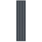 407mm x 1800mm Double Aluminium Radiator In Anthracite Grey Model Mira 