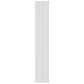 305mm x 1800mm Double Aluminium Radiator In White Model Mira 