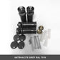 550mm x 1700mm Anthracite Grey Heated Towel Rail Radiator 