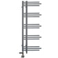 500 x 1200mm Small Sydney Anthracite Grey Dual Fuel Designer Heated Towel Rail 