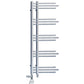 500 x 1200mm Small Sydney Chrome Dual Fuel Designer Heated Towel Rail 