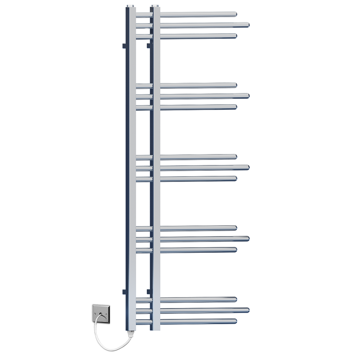 SYDNEY 50 120 CHROME Standard Manual PFS Modern Towel Rail Radiator Pre Filled Electric 5ab80630 d9fd 4e9e 8258 e95b9bf4a597