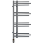 500 x 900mm Small Sydney Anthracite Grey Electric Designer Heated Towel Rail 