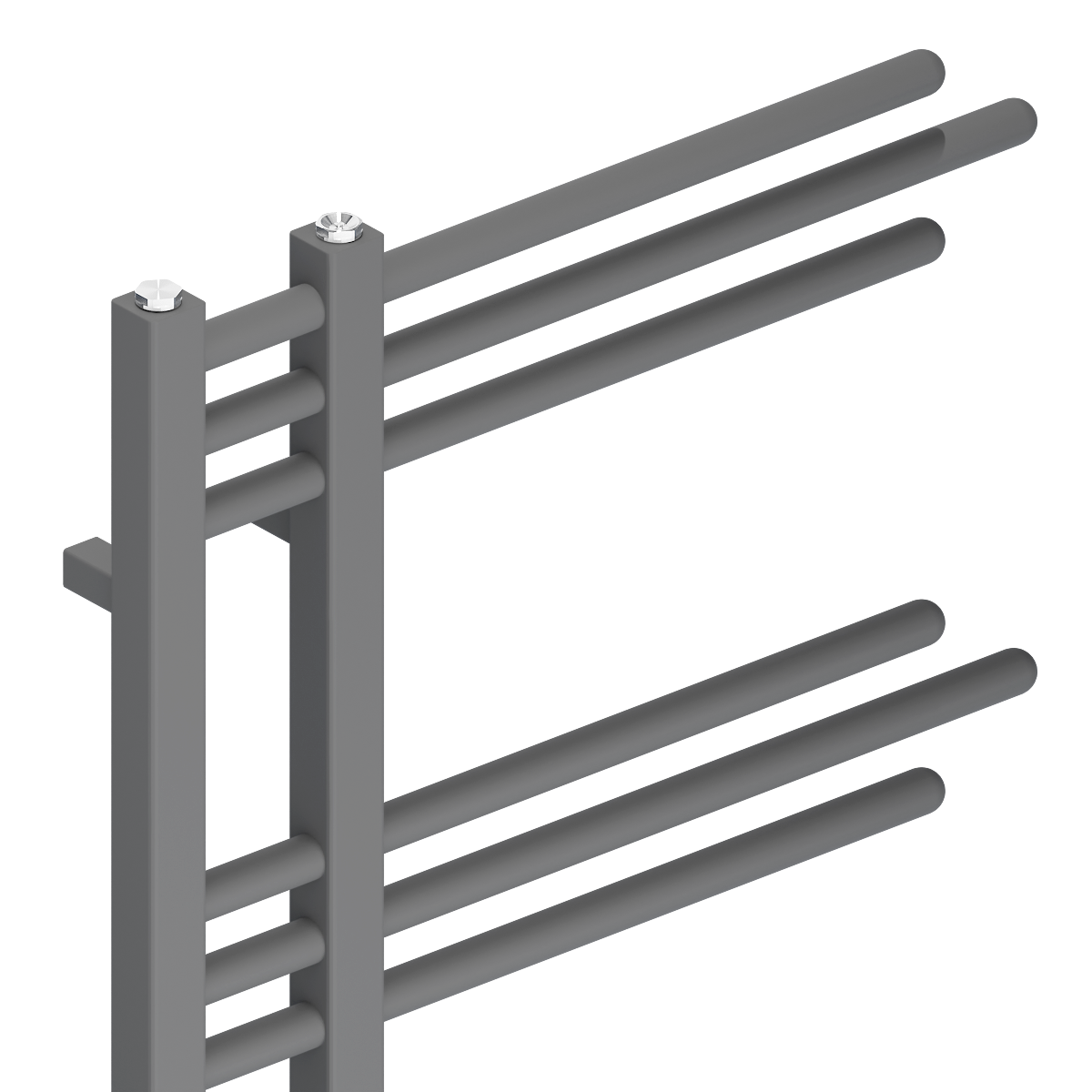 SYDNEY Anthracite close up Modern Towel Rail Radiator