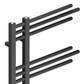 SYDNEY BLACK close up Modern Towel Rail Radiator 