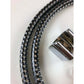 Shattaf Muslim Bidet Shower Head Spray Holder Hose chrome hose close look 