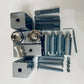 Small 500mm x 900mm Sydney Chrome Designer Heated Towel Rail Radiator
