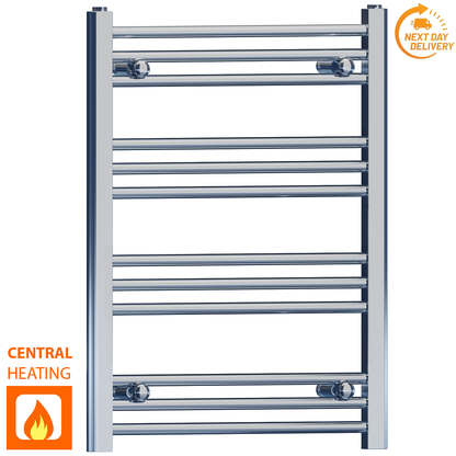400 x 700mm High Flat Chrome Heated Towel Rail Radiator Stock Clearance