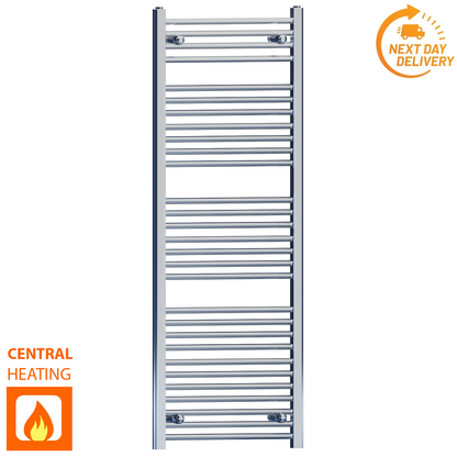500 x 1500mm High Flat Chrome Heated Towel Rail Radiator Stock Clearance