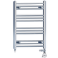 400x700mm Dual Fuel Flat Chrome Heated Towel Rail Radiator - Stock Clearance 