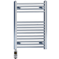 500 x 750mm High Flat Chrome Electric Heated Towel Rail Radiator Stock Clearance