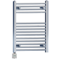 500x750mm Flat Chrome Electric Heated Towel Rail Radiator - Stock Clearance 