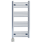 550 x 1000mm High Flat Chrome Electric Heated Towel Rail Radiator Stock Clearance