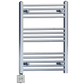 600 x 700mm High Flat Chrome Electric Heated Towel Rail Radiator Stock Clearance
