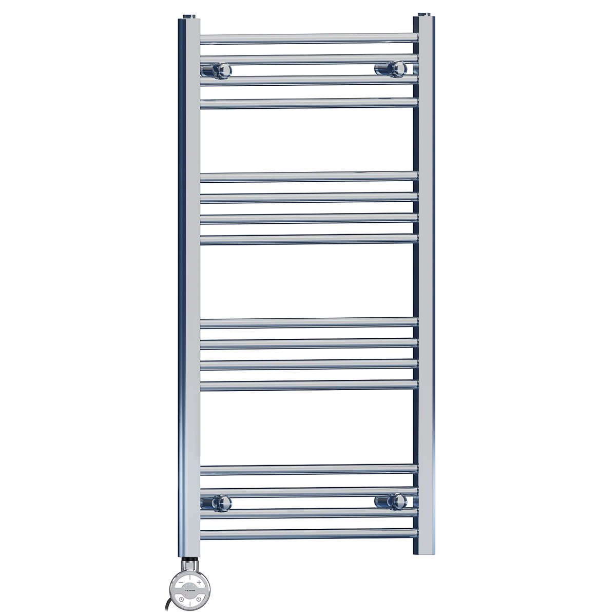 550 x 1000mm High Flat Chrome Electric Heated Towel Rail Radiator Stock Clearance