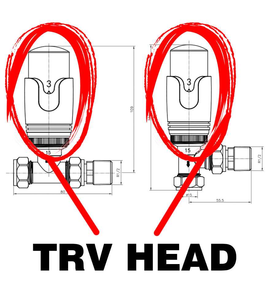 Replacement for a Thermostatic TRV Valve Head