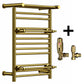 490mm Chrome Towel Rail - Oslo (Top Shelf + 2 Towel Holders) 