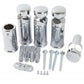 Universal Wall Brackets for Heated Towel Rail Radiator Chrome 