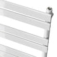 550 x 800mm White Designer Bathroom Heated Panel Towel Rail Radiator 