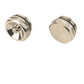 1/2" BSP Chrome Blanking Plug & Manual Air Vent Valve (15mm) 