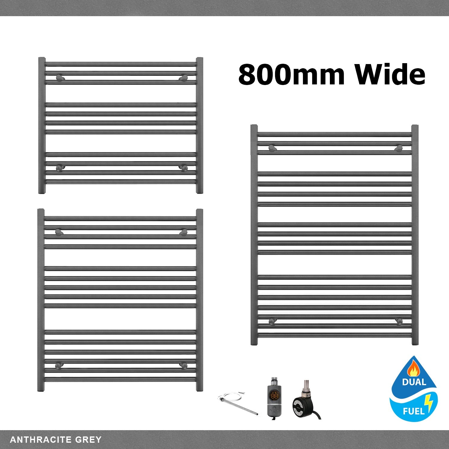 Dual Fuel Towel Radiator Pictures Black Gold Anthracite Grey White