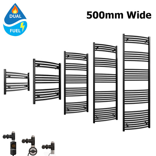 Dual Fuel Towel Radiator Pictures Black Gold Anthracite Grey White