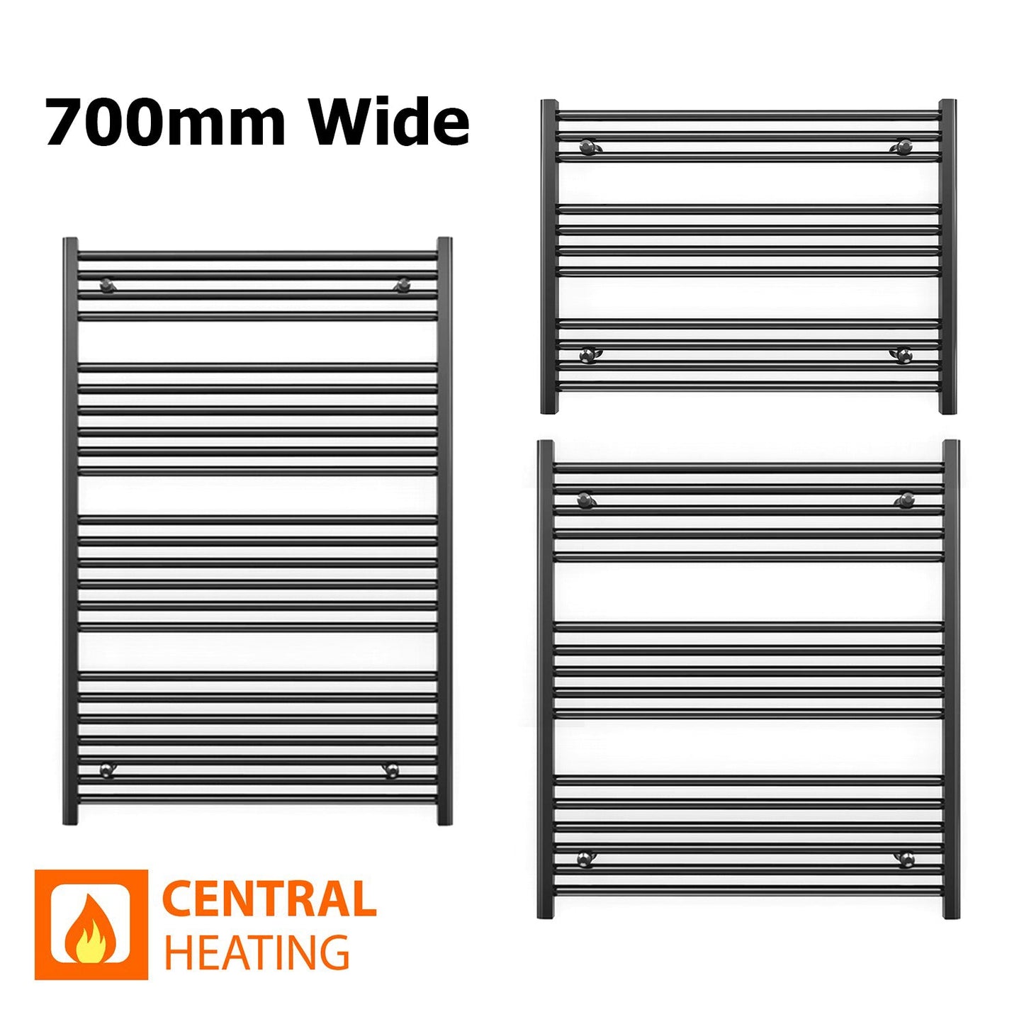 compilation towel rail radiator black