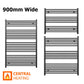 compilation towel rail radiator black