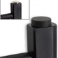 Black Cover Cap for Black Radiators - Blanking Plug & Air Vent Covers (Pair) 