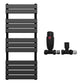 500x1200mm Matt Black Designer Bathroom Heated Panel Towel Rail Radiator 