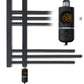 Small 500mm Wide – 900mm Sydney Anthracite Electric Grey Designer Heated Towel Rail Radiator
