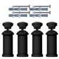 Black Replacement Wall Bracket Kit for Towel Rail Radiator 