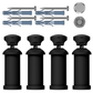 black towel radiators fixing kit 