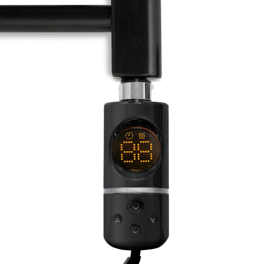 Black AF Type Thermostatic Electric Heating Immersion Element for Towel Rail