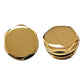 15mm Gold Radiator Blanking & Bleeding Valve Set for Towel Rails 