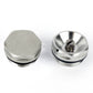 15mm 1/2" BSP Chrome Blanking Plug & Air Vent Valve - 5 Pcs Each 