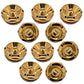 15mm Gold Radiator Bleeding Valve for Towel Rails 