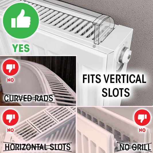 My Homeware Radiator Booster Heat Diverter - For Double Panel Radiators (Fit & Forget)
