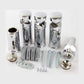 Chrome Towel Rail Radiator Replacement Wall Bracket Kit Full Set 