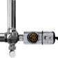 500 x 750mm Chrome Electric Towel Rail - Charlotte 