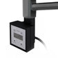 500mm x 900mm Small Anthracite Grey Electric Heated Towel Rail Radiator 