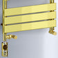 500x1400mm Dual Fuel Shiny Gold Heated Towel Rail Panel - Bathroom Designer Radiator 