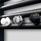 Chrome Extra Hanger for Heated Towel Rail Radiator - Bath Robe Hook Clip (Pair) 