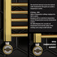 Gold Electric Heating Element - Terma Moa 