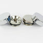Chrome Cover Cap for Towel Rail Radiator - Blanking Plug & Air Vent Valve 