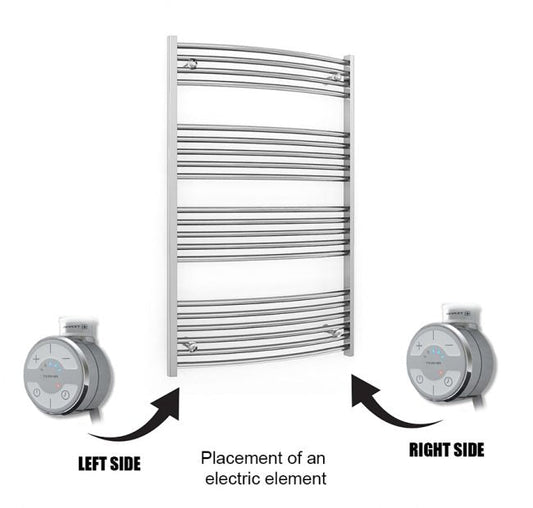 Chrome Electric Heating Element - Terma Moa