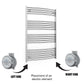 Electric Heating Element with T Pieces - Terma Moa 